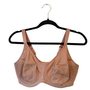 Parfait Women's Light Beige Mesh Underwire Bra Size 38G
